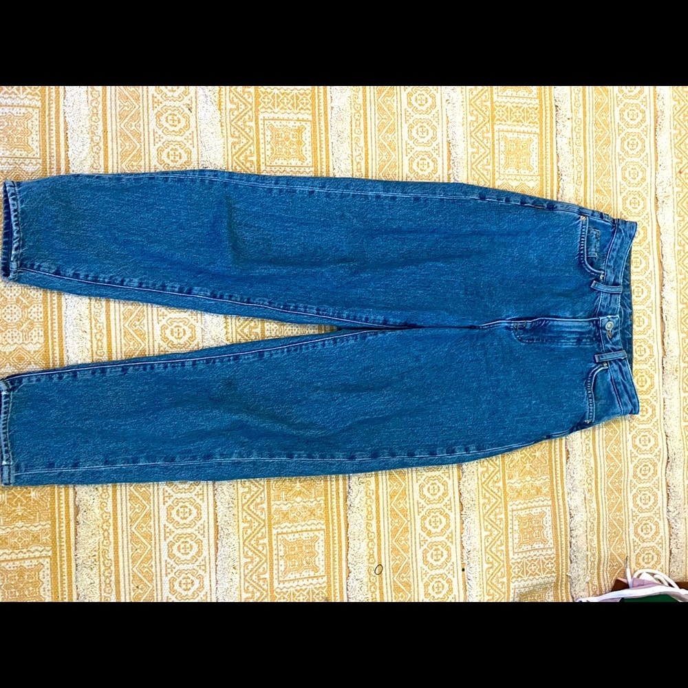 &DENIM loose mom jean